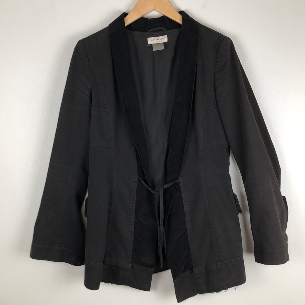 SOLD Dries Van Noten Cotton Casual Blazer Jacket - Picture 4 of 8
